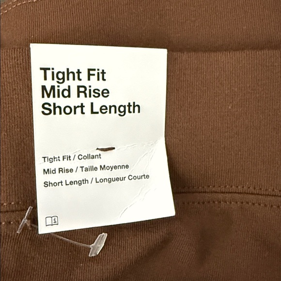 Nike Essential Mid Rise Cotton Blend Bike Shorts Cacao Wow Brown Size 3X NWT - Picture 6 of 7